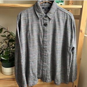 XS Madewell Flannel Bromley Shirt in Ronan Plaid